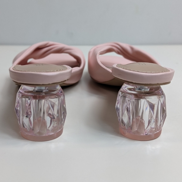 New BCBGeneration Womens Mebba Faux Leather Slip On Slide Sandals Size 5.5 - Picture 3 of 7